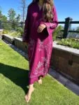 Pakistani Silk Formal Outfit Dubai at Dervesh Luxe