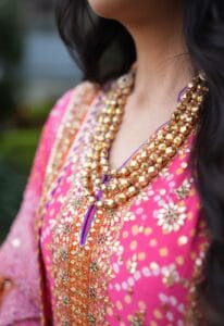 Traditional Pakistani 3 layer Katmala with a modern twist