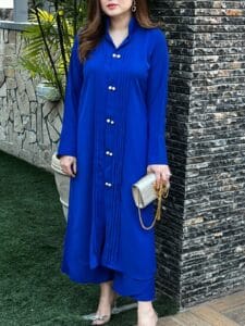 Royal Blue Dress Lena by Dervesh Luxe 
