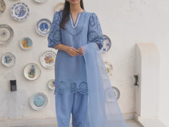 Dervesh Luxe | Merriam Wajid | Silk | Cut Work | Festive