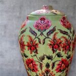 Emerald Bloom Heritage Jar